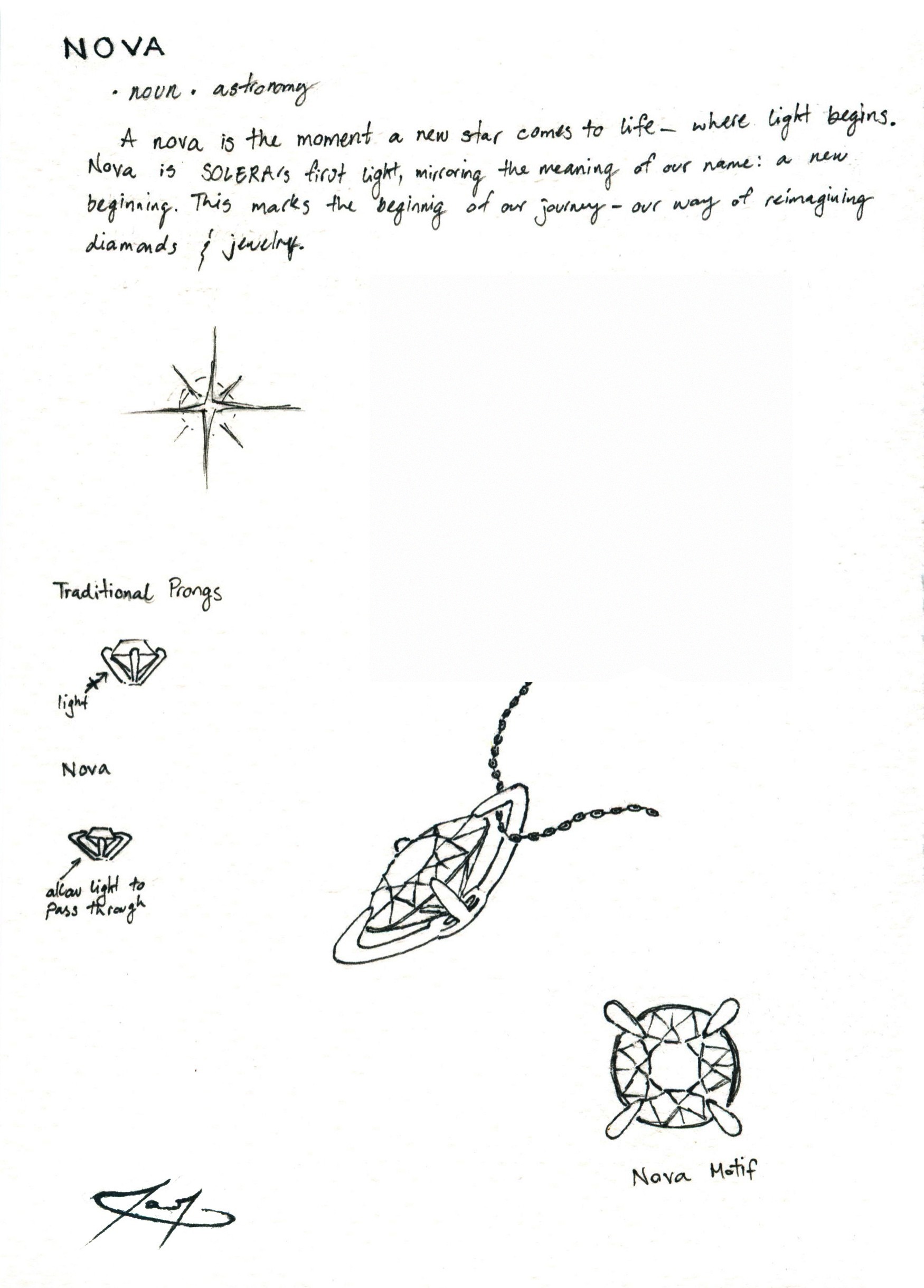 Nova — sketch by the founder